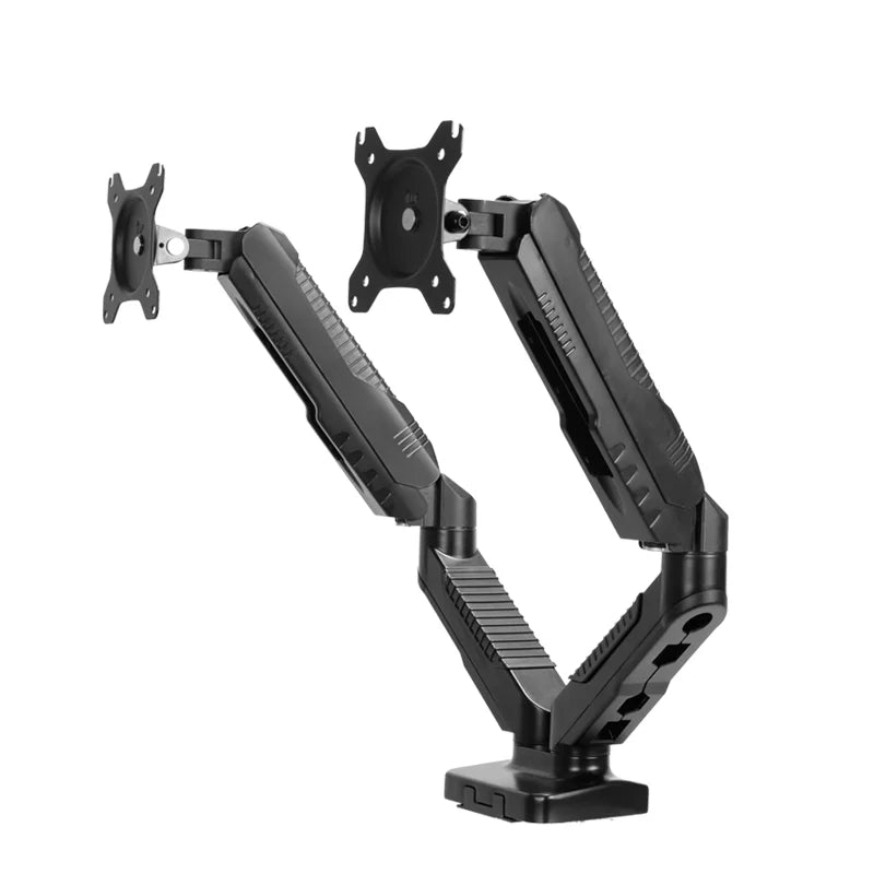 Ultimate Cool Black Dual Arm Monitor Stand New Style Robot Arm Design Single/Dual Rotation Tilt Monitor Stand Height