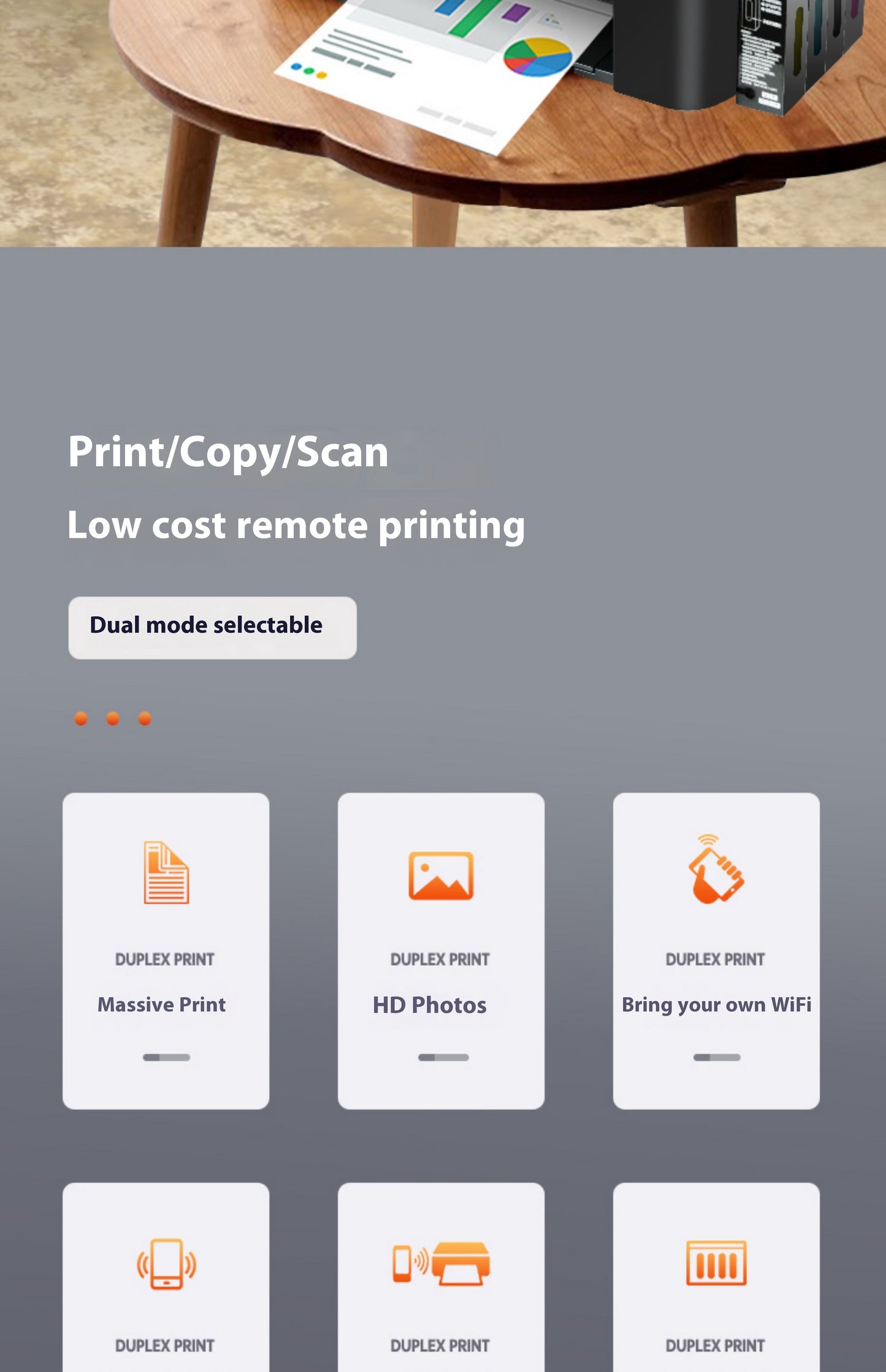 Canon 3380 color printer household small copy and scanning machine mobile phone wireless photo with ink supply warehouse