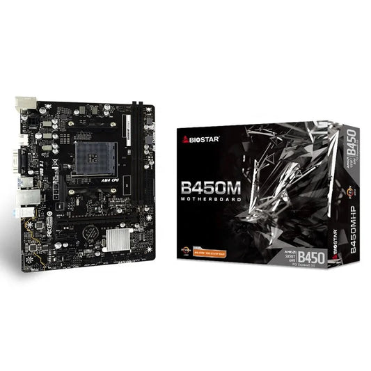 最便宜的游戏配件B450MHP电脑主板32gb 64gb DDR4微型ATX AMD B450插座AM4 Biostar B450M主板