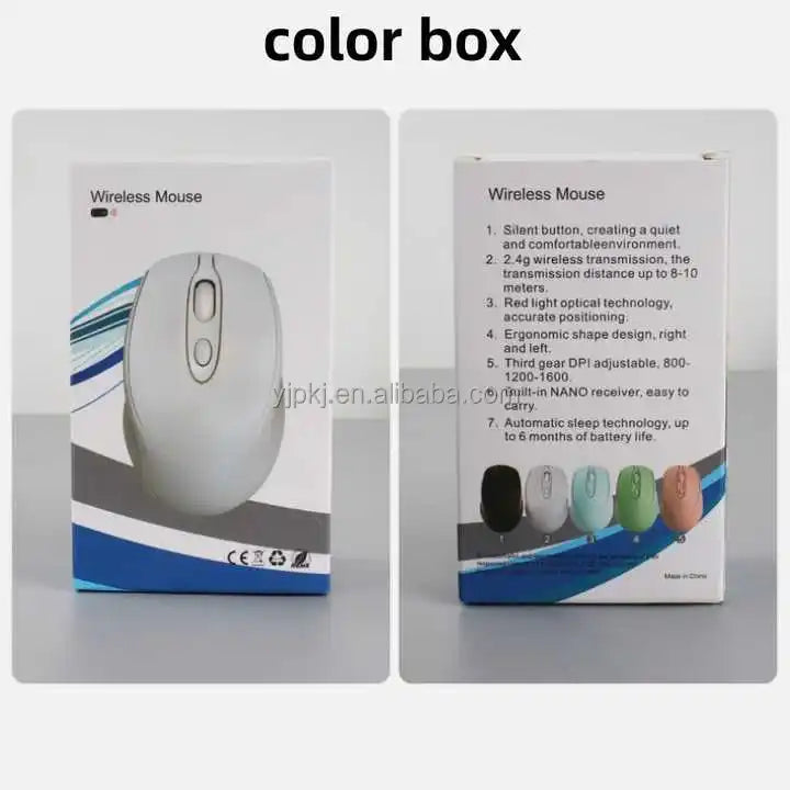 Rechargeable Macaron DPI 800 1200 1600 Bluetooth 2.4G Gaming Office Wireless Mouse