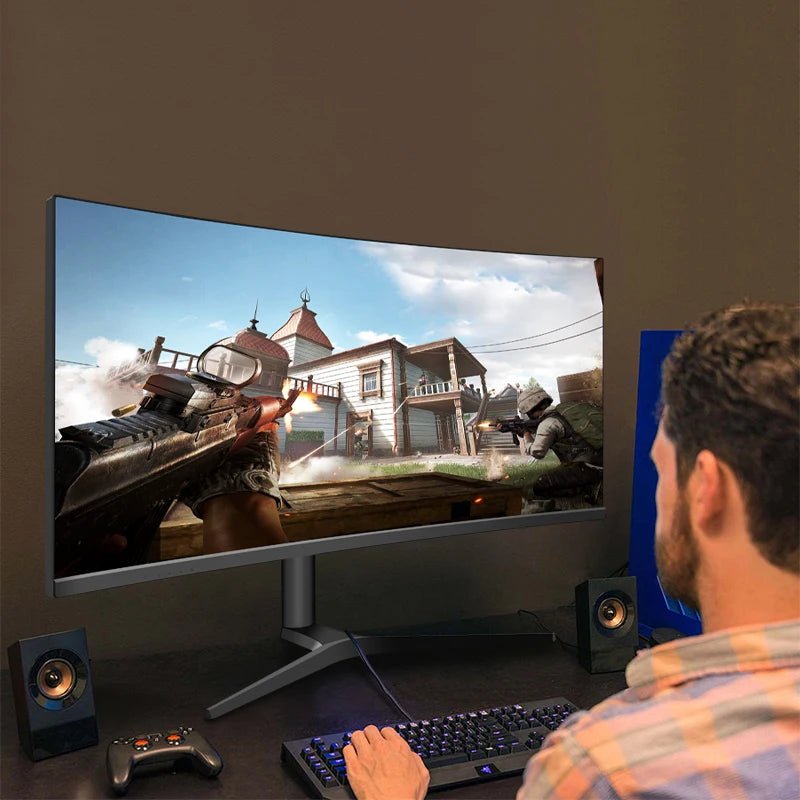 OEM 34-inch game monitor 4k LG-Nano-IPS curved 1900R 3440 * 1440 165hz 144HZ computer monitor DH-MI DP interface